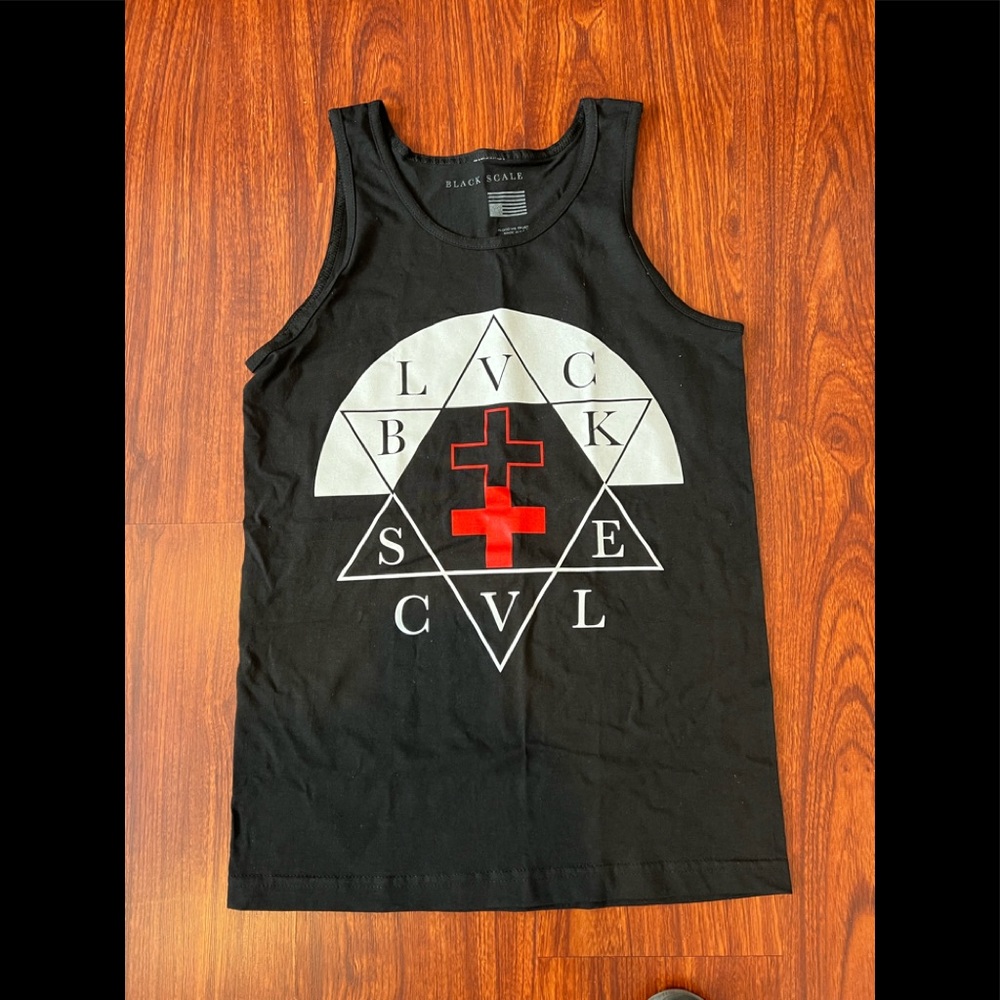 Black Scale Size Small tank top
